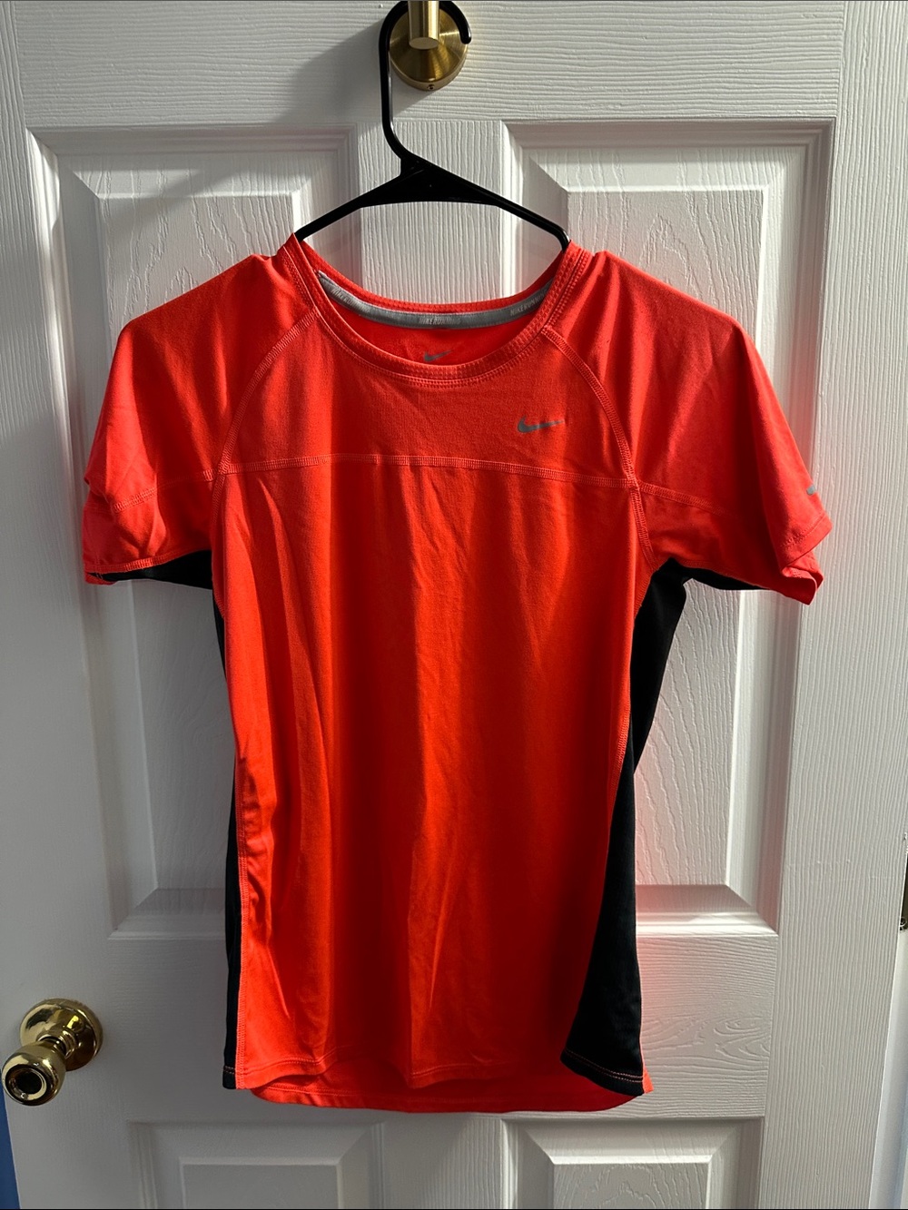 Nike Red and Black Performance Short-Sleeve Tee